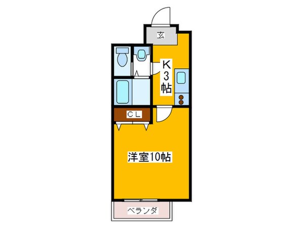 ラ・シェネガ心斎橋の物件間取画像